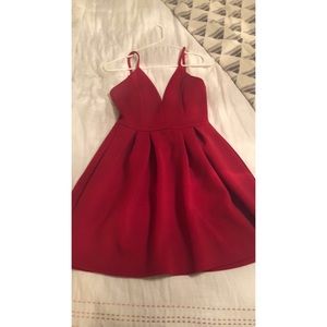 Red Windsor dress